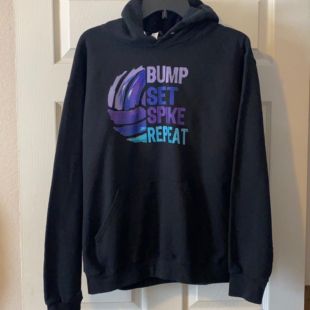 Volleyball hoodie.